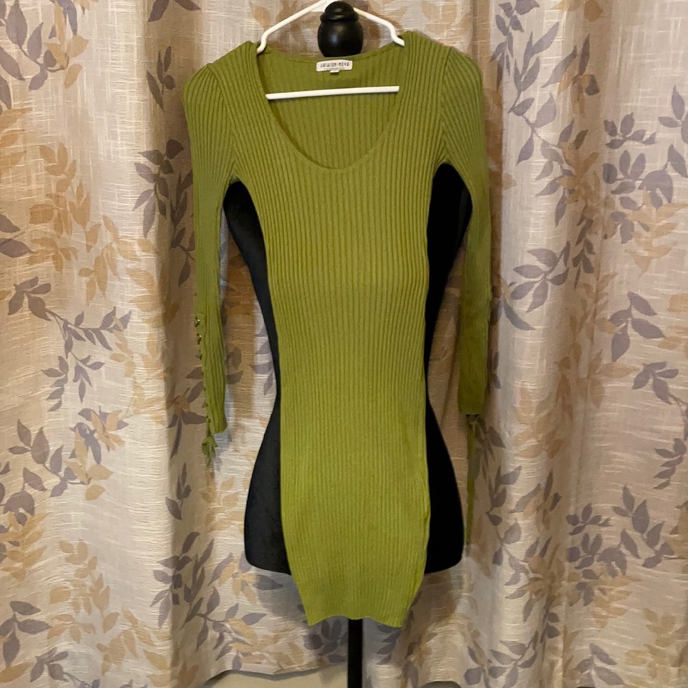 Fashion Nova - Ribbed form fitting Stretch Dress